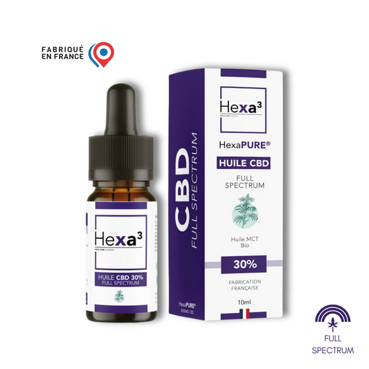 Huile de CBD 30% Full Spectrum MCT Bio HexaPURE® Hexa3