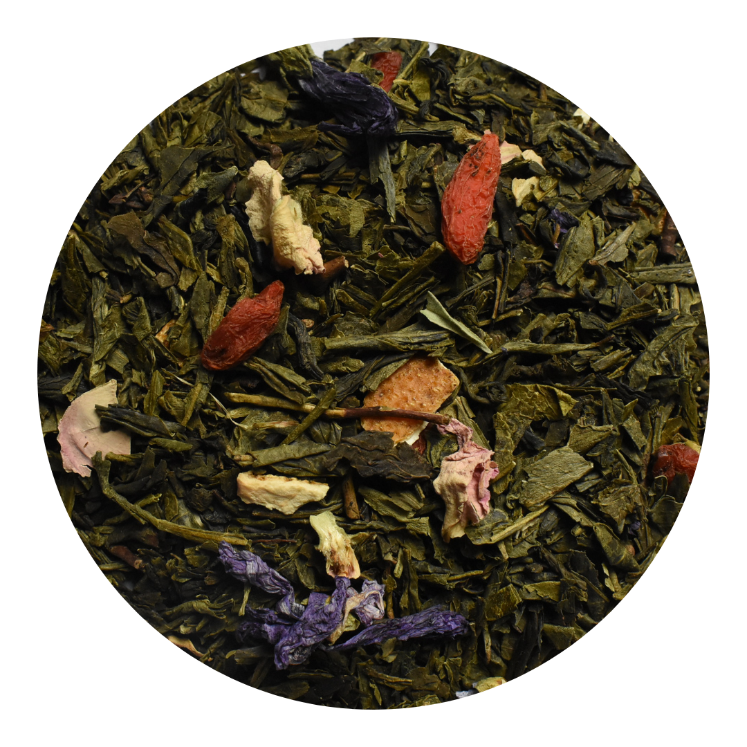 THÉ VERT CHINA SENCHA & GOJI - La main verte - CBD